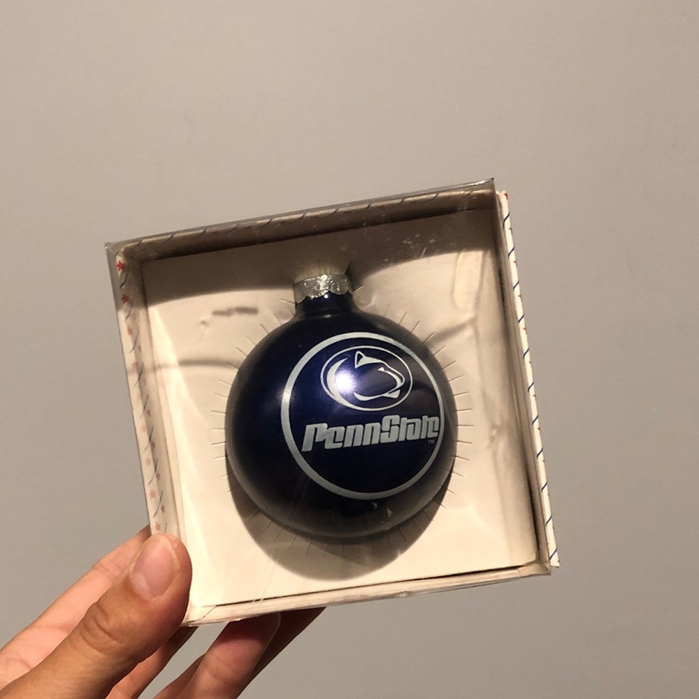Penn Stare Sports Collectors Series Vintage Glass Bulb Ornament
